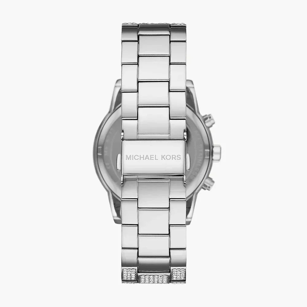  Shop Authentic Michael Kors Ritz Chronograph Crystals Silver Dial Silver Steel Strap Watch for Women - MK6746 - Luxxuri