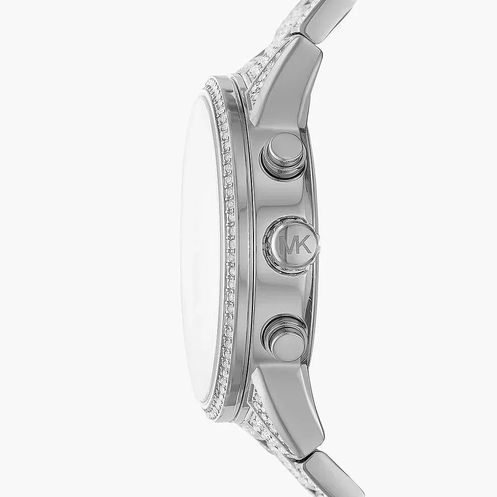  Shop Authentic Michael Kors Ritz Chronograph Crystals Silver Dial Silver Steel Strap Watch for Women - MK6746 - Luxxuri