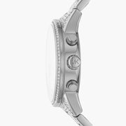  Shop Authentic Michael Kors Ritz Chronograph Crystals Silver Dial Silver Steel Strap Watch for Women - MK6746 - Luxxuri