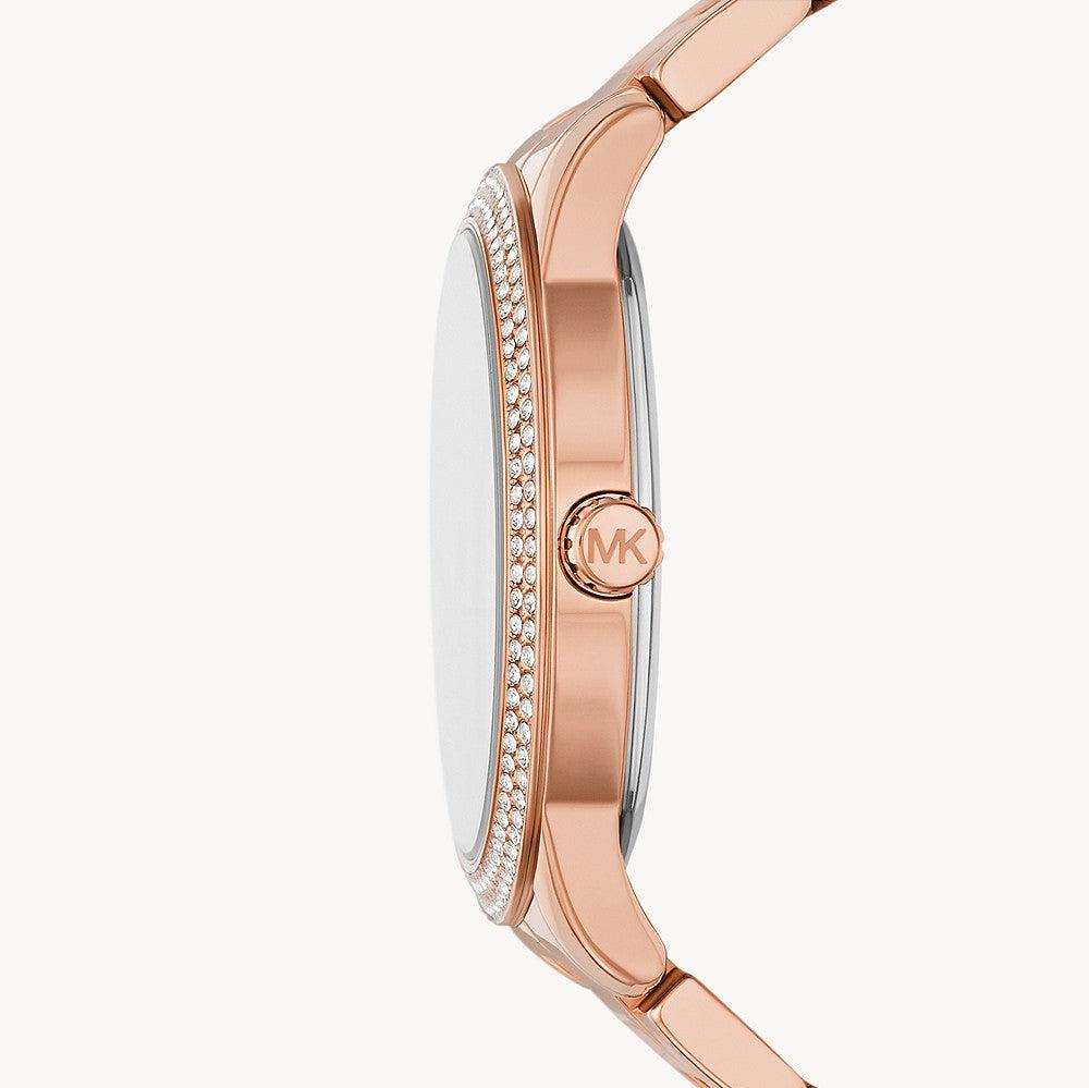  Shop Authentic Michael Kors Tibby Quartz Rose Gold Dial Rose Gold Steel Strap Watch For Women - MK6880 - Luxxuri