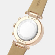  Shop Authentic Michael Kors Parker Chronograph White Dial Pink Leather Strap Watch For Women - MK6935 - Luxxuri