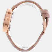  Shop Authentic Michael Kors Parker Chronograph White Dial Pink Leather Strap Watch For Women - MK6935 - Luxxuri