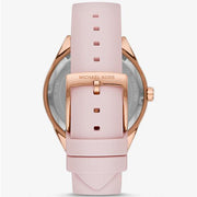  Shop Authentic Michael Kors Quartz Pink Dial Pink Silicone Strap Watch For Women - MK6946 - Luxxuri