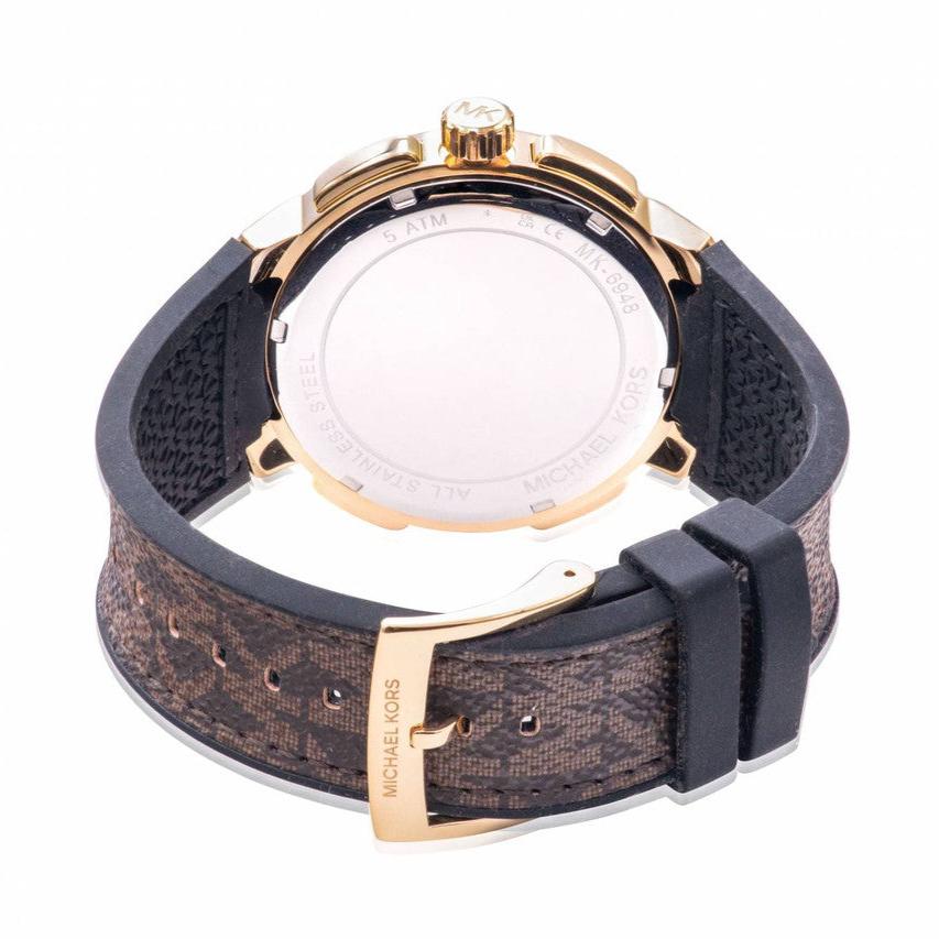  Shop Authentic Michael Kors Sidney Multifunction White Dial Brown Leather Strap Watch For Women - MK6948 - Luxxuri