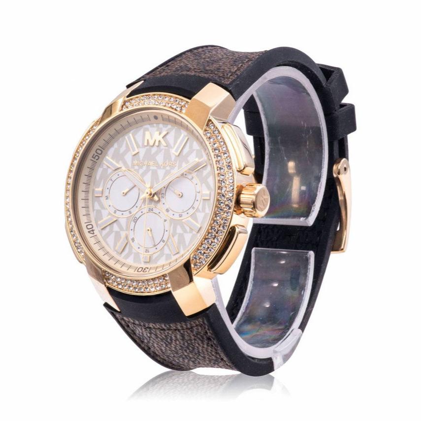  Shop Authentic Michael Kors Sidney Multifunction White Dial Brown Leather Strap Watch For Women - MK6948 - Luxxuri