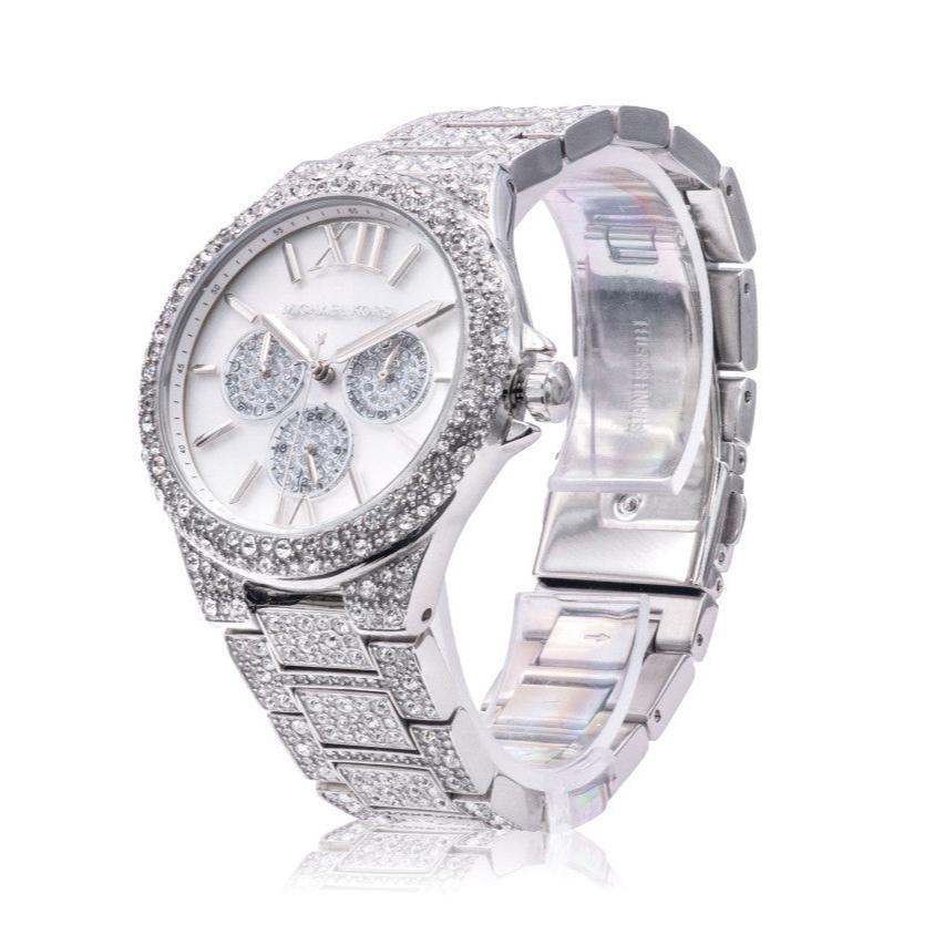  Shop Authentic Michael Kors Camille Multifunction Crystals Silver Dial Silver Steel Strap Watch for Women - MK6957 - Luxxuri