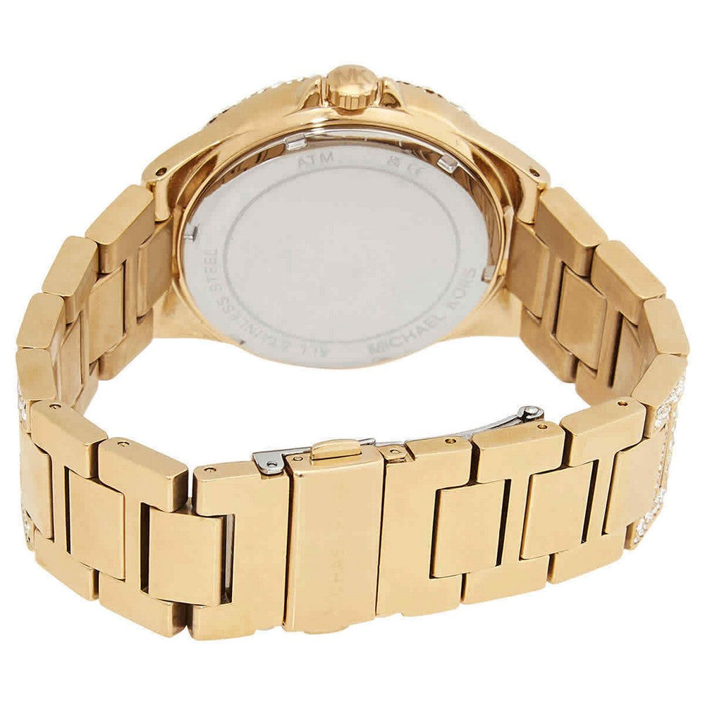  Shop Authentic Michael Kors Camille Pavé Crystals Gold Dial Gold Steel Strap Watch for Women - MK6958 - Luxxuri