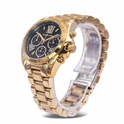  Shop Authentic Michael Kors Bradshaw Chronograph Black Dial Gold Steel Strap Watch For Women - MK6959 - Luxxuri