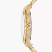  Shop Authentic Michael Kors Tibby Multifunction White Dial Gold Steel Strap Watch for Women - MK6969 - Luxxuri