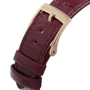  Shop Authentic Michael Kors Parker Chronograph Red Dial Red Leather Strap Watch For Women - MK6986 - Luxxuri