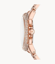  Shop Authentic Michael Kors Kerry Purple Dial Rose Gold Stainless Steel Strap Watch for Women - MK3482 - Luxxuri