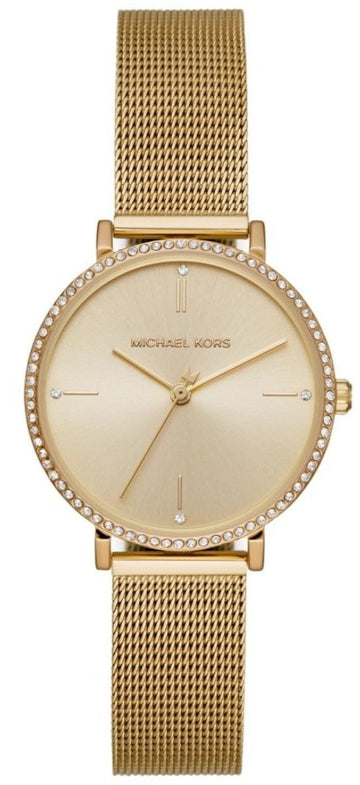  Shop Authentic Michael Kors Darci Quartz Gold Dial Gold Mesh Strap Watch for Women - MK7121 - Luxxuri