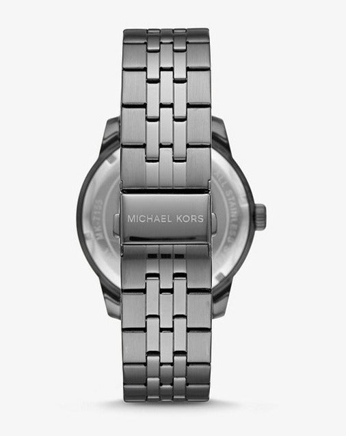  Shop Authentic Michael Kors Chronograph Cunningham Multifunction Blue Dial Grey Steel Strap Watch For Men - MK7155 - Luxxuri