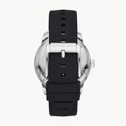  Shop Authentic Michael Kors Cunningham Multifunction Blue Dial Black Rubber Strap Watch For Men - MK7160 - Luxxuri