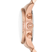  Shop Authentic Michael Kors Lexington Chronograph Grey Dial Rose Gold Steel Strap Watch For Women - MK7217 - Luxxuri