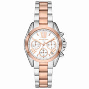  Shop Authentic Michael Kors Bradshaw Chronograph White Dial Two Tone Steel Strap Watch For Women - MK7258 - Luxxuri
