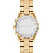  Shop Authentic Michael Kors Runway Chronograph Gold Dial Gold Steel Strap Watch For Women - MK7323 - Luxxuri