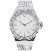  Shop Authentic Michael Kors Lennox Three-Hand Silver Dial Silver Steel Strap Watch For Women - MK7337 - Luxxuri