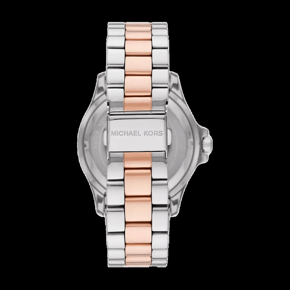  Shop Authentic Michael Kors Everest Three Hand Rose Gold Dial Two Tone Steel Strap Watch For Women - MK7402 - Luxxuri