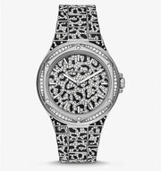  Shop Authentic Michael Kors Lennox Analog Crystals Silver Dial Silver Steel Strap Watch For Women - MK7408 - Luxxuri