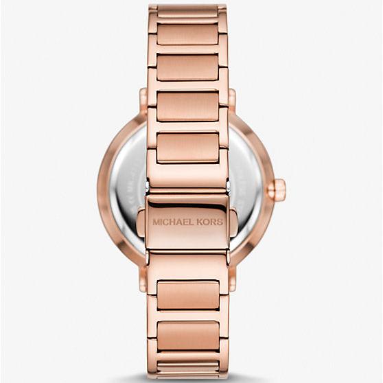  Shop Authentic Michael Kors Addyson Quartz Black Dial Gold Steel Strap Watch for Women - MK7416 - Luxxuri