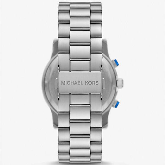  Shop Authentic Michael Kors Runway Stop Hunger Blue Dial Silver Steel Strap Watch for Women - MK7427 - Luxxuri