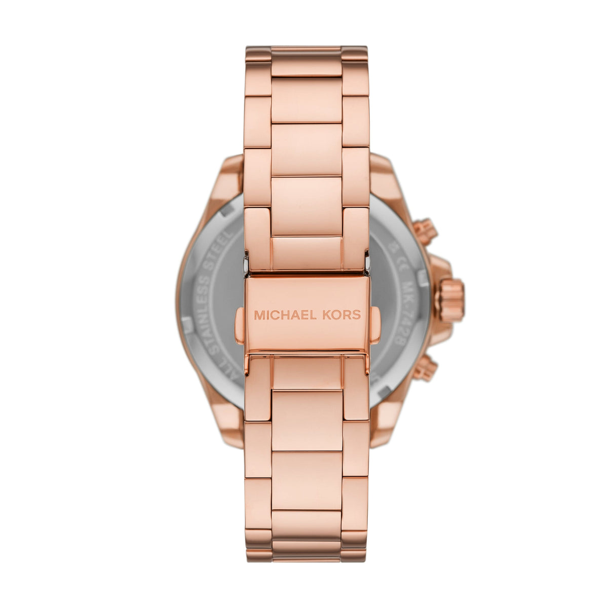  Shop Authentic Michael Kors Wren Chronograph Rose Gold Dial Rose Gold Steel Strap Watch for Women - MK7430 - Luxxuri