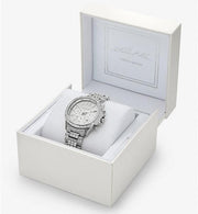  Shop Authentic Michael Kors Sage Pavé Limited Edition Crystals Silver Dial Silver Steel Strap Watch for Women - MK7483LE - Luxxuri