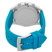  Shop Authentic Michael Kors Hadyn Analog Silver Dial Blue Rubber Strap Watch for Women - MK7485 - Luxxuri