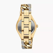  Shop Authentic Michael Kors Lennox Pavé Crystals Silver Dial Two Tone Steel Strap Watch for Women - MK7487 - Luxxuri