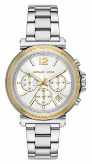  Shop Authentic Michael Kors Maren Chronograph Silver Dial Silver Steel Strap Watch for Women - MK7495 - Luxxuri