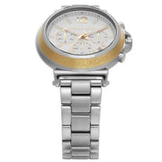  Shop Authentic Michael Kors Maren Chronograph Silver Dial Silver Steel Strap Watch for Women - MK7495 - Luxxuri