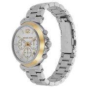  Shop Authentic Michael Kors Maren Chronograph Silver Dial Silver Steel Strap Watch for Women - MK7495 - Luxxuri