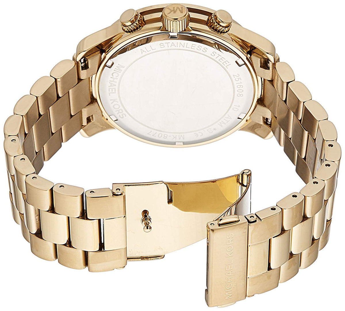  Shop Authentic Michael Kors Runway Gold Dial Gold Steel Strap  Watch for Men - MK8077 - Luxxuri