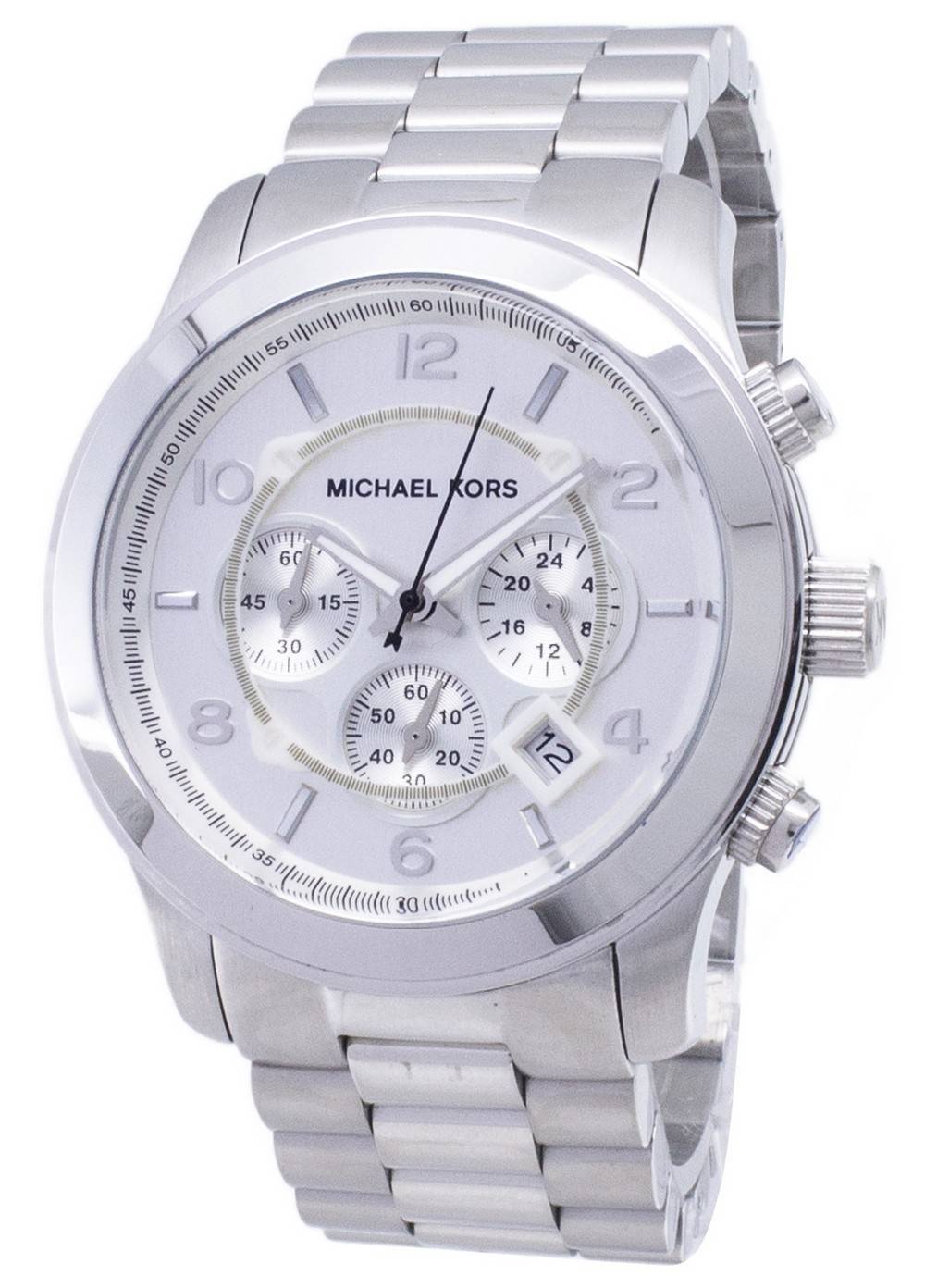  Shop Authentic Michael Kors Runway Silver Dial Silver Steel Strap Watch for Men- MK8086 - Luxxuri
