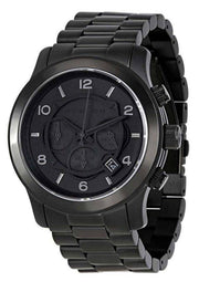  Shop Authentic Michael Kors Runway Chronograph Black Dial Black Steel Strap Watch for Men - MK8157 - Luxxuri