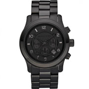  Shop Authentic Michael Kors Runway Chronograph Black Dial Black Steel Strap Watch for Men - MK8157 - Luxxuri