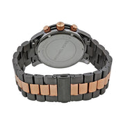  Shop Authentic Michael Kors Runway Chronograph Grey Dial Two Tone Steel Strap Unisex Watch - MK8189 - Luxxuri