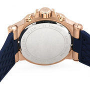  Shop Authentic Michael Kors Dylan Blue Dial Blue Rubber Strap Watch for Men - MK8295 - Luxxuri