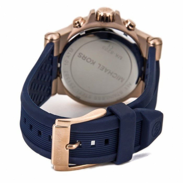  Shop Authentic Michael Kors Dylan Blue Dial Blue Rubber Strap Watch for Men - MK8295 - Luxxuri