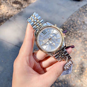  Shop Authentic Michael Kors Lexington Silver Dial Two Tone Steel Strap Watch for Men - MK8344 - Luxxuri
