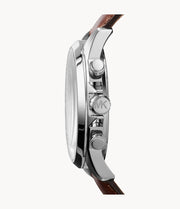  Shop Authentic Michael Kors Gage Chronograph Blue Dial Brown Leather Strap Watch For Men - MK8362 - Luxxuri