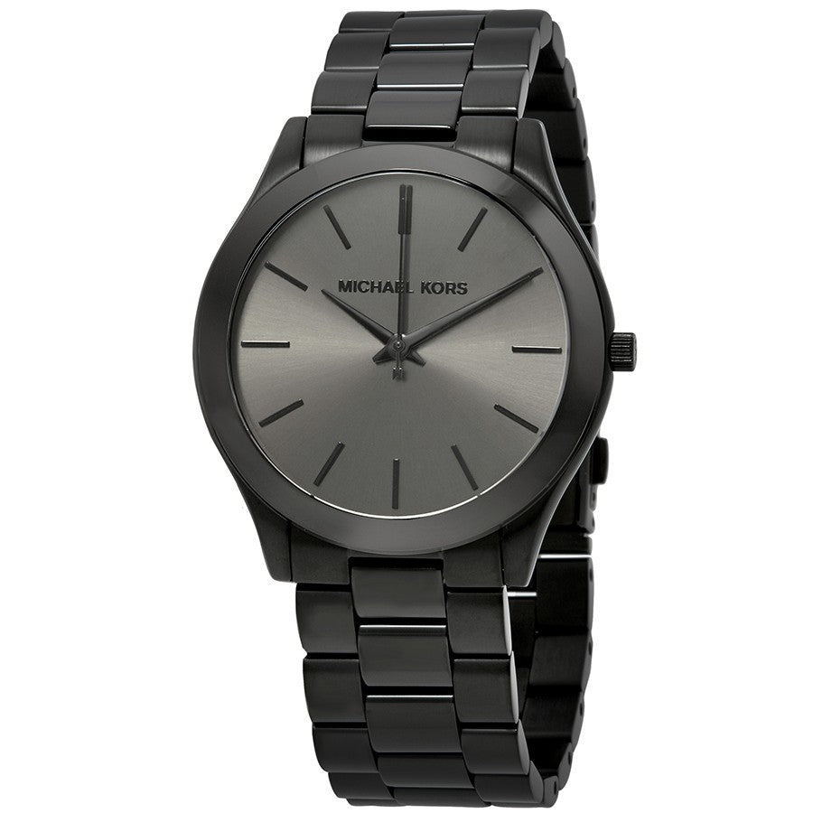  Shop Authentic Michael Kors Slim Runway Black Dial Black Steel Strap Watch for Men - MK8507 - Luxxuri
