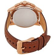  Shop Authentic Michael Kors Ryker Analog Gray Dial Brown Leather Strap Watch For Men - MK8519 - Luxxuri