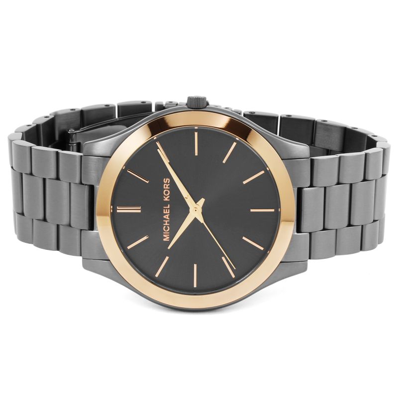  Shop Authentic Michael Kors Runway Quartz Grey Dial Grey Steel Strap Watch For Women - MK8576 - Luxxuri