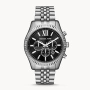  Shop Authentic Michael Kors Lexington Chronograph Black Dial Black Steel Strap Watch For Men - MK8602 - Luxxuri