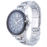  Shop Authentic Michael Kors Brecken Chronograph Black Dial Silver Steel Strap Watch For Men - MK8847 - Luxxuri