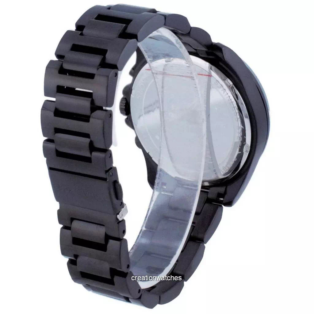  Shop Authentic Michael Kors Brecken Chronograph Black Dial Black Steel Strap Watch For Men - MK8858 - Luxxuri