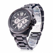  Shop Authentic Michael Kors Brecken Chronograph Black Dial Black Steel Strap Watch For Men - MK8858 - Luxxuri