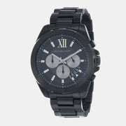 Shop Authentic Michael Kors Brecken Chronograph Black Dial Black Steel Strap Watch For Men - MK8858 - Luxxuri